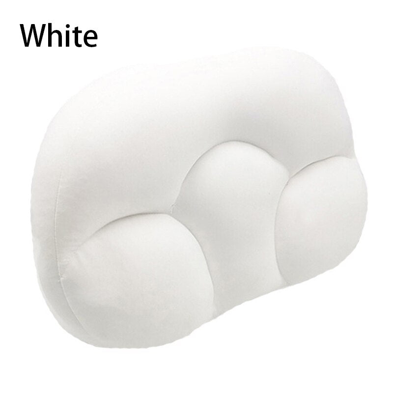 Ergonomic Comfort Cloud Pillow offers neck & back relief, promoting supportive, deep, restful sleep.