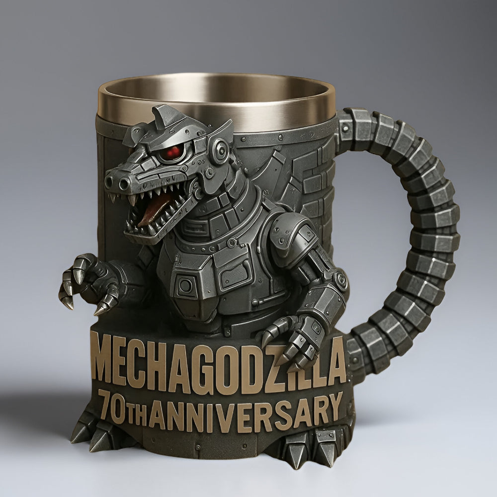 Collectible 3D monster ceramic coffee mug, unique fantasy style for coffee lovers.
