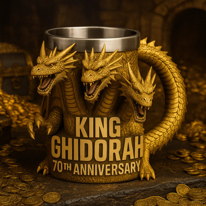 Ceramic coffee mug with 3D sculpted monster design, bold and unique drinkware.