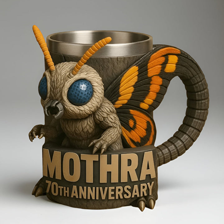 Customizable 3D monster ceramic coffee mug, unique sculpted fantasy drinkware.