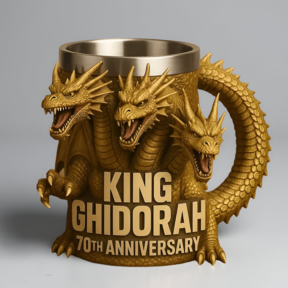 High-quality ceramic monster mug, 3D sculpted for unique style.