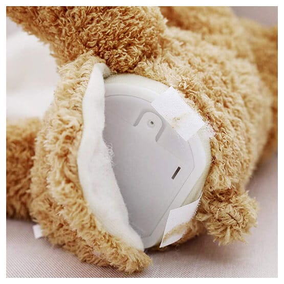 Friendly interactive plush bear, a multi-activity soft toy with talking, music & games for endless children's fun.