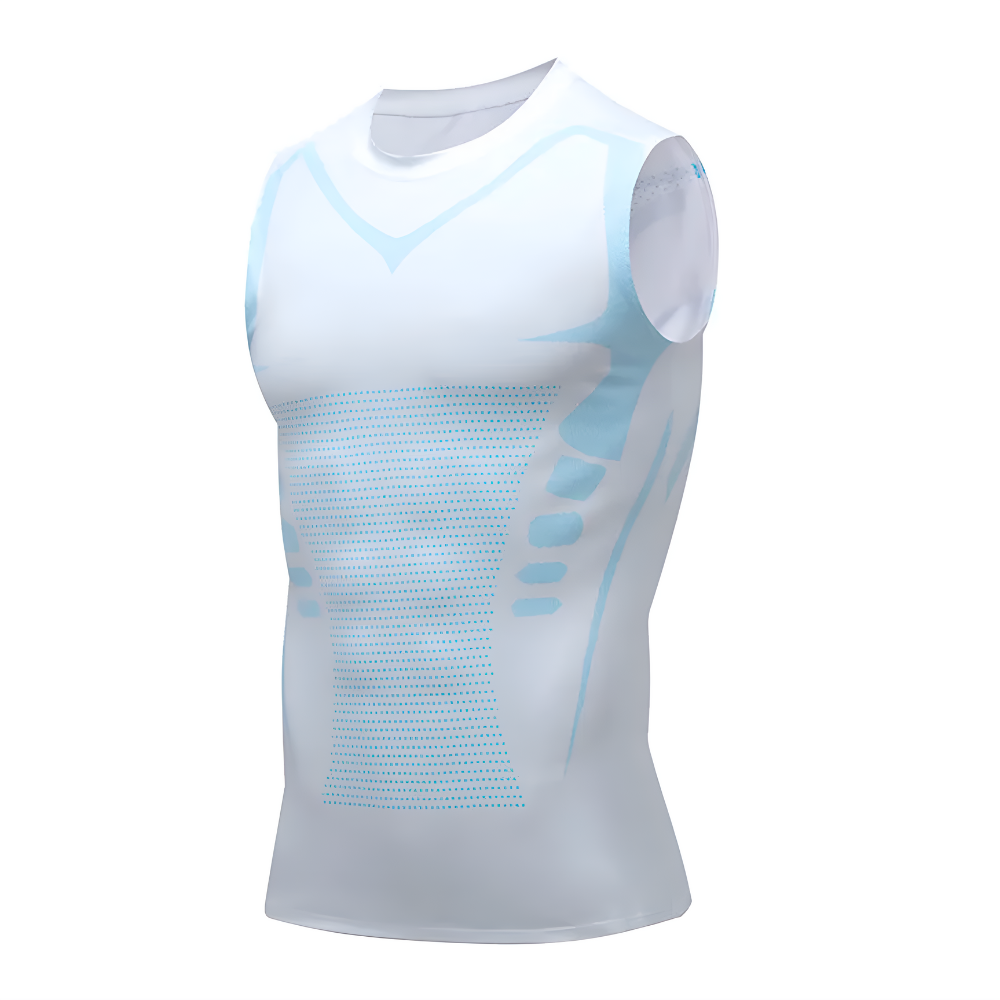 Men's core sculpting compression shirt, a comfortable shaping underwear for an improved silhouette.