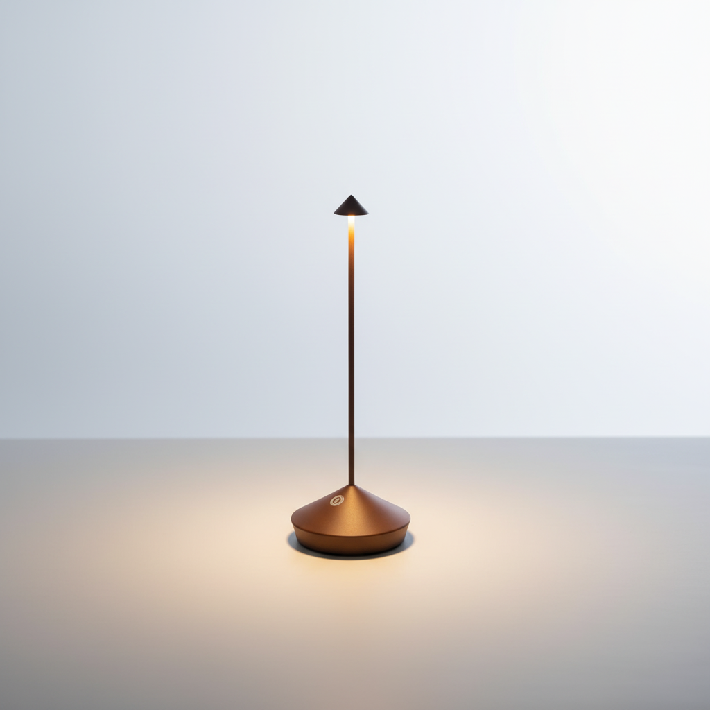 Ambifera modern wireless LED table lamp, portable & dimmable. Stylish home decor for any room or outdoor space.