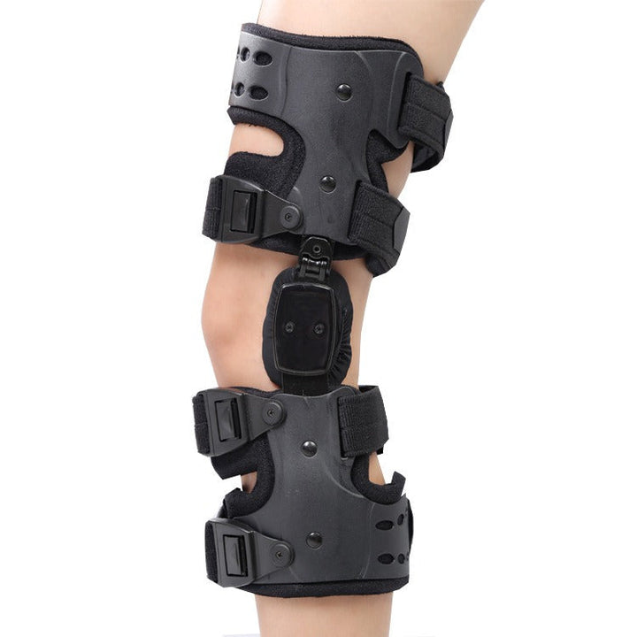 Unisex knee support brace providing strong stability for sports, workouts & everyday joint pain prevention.