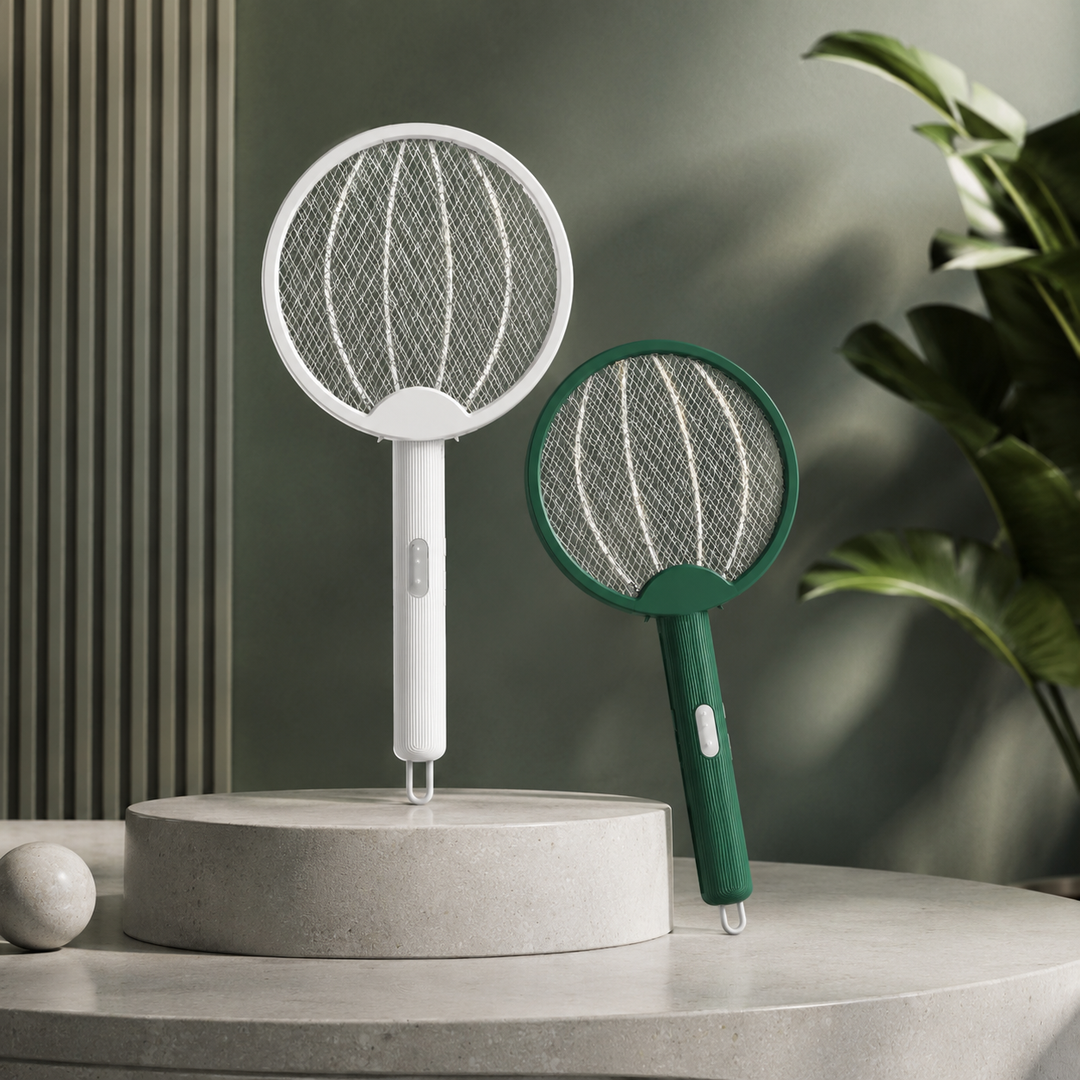 Foldable electric mosquito zapper with USB charging for indoor pest control. Ideal for home use against flying insects.