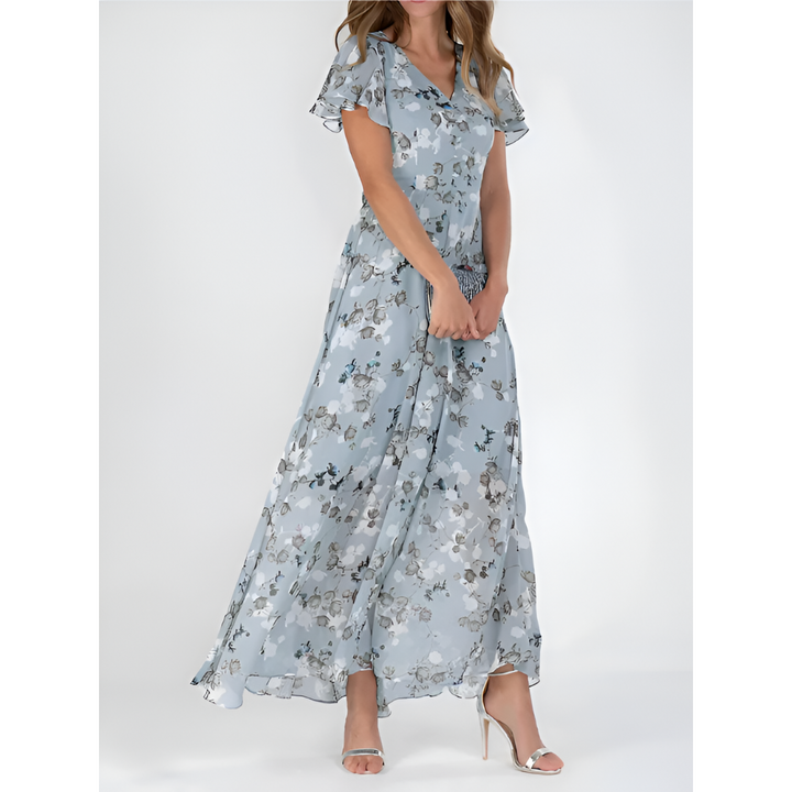 Elegant women's classic midi dress, perfect for sophisticated style, formal events, and timeless fashion.