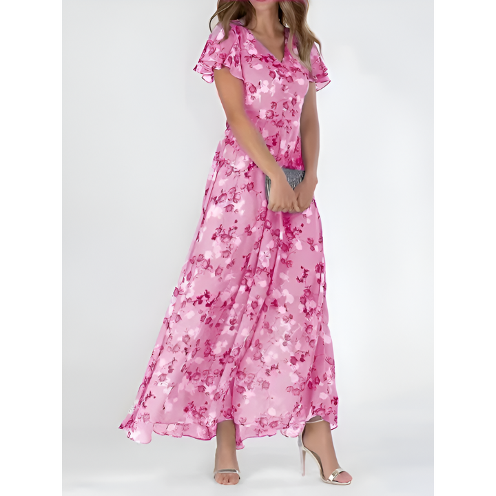 Feminine classic midi dress for women, offering sophisticated elegance for various occasions. Timeless style.