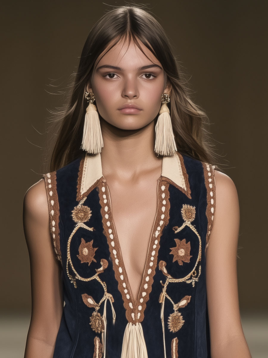 Women's summer mini dress, featuring intricate embroidery & a breezy boho style. Perfect for casual chic & beach wear.