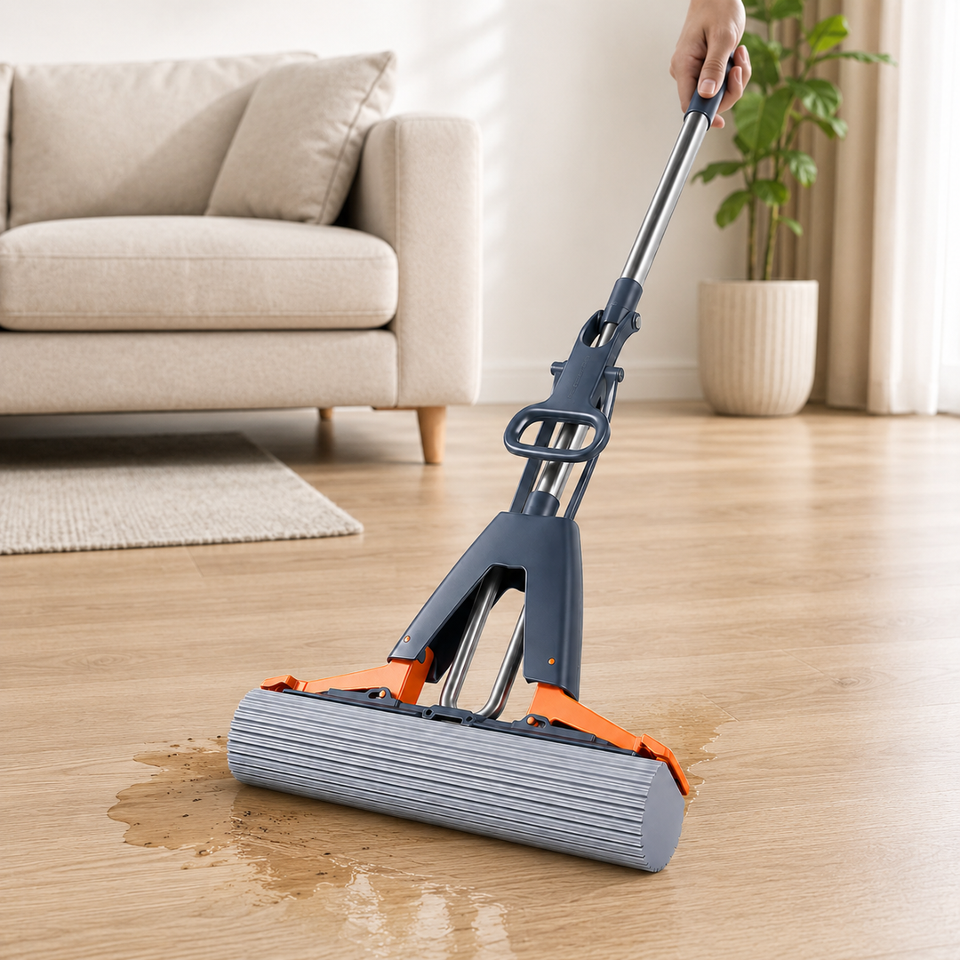Compact household cleaning tool for tight spaces, corners & easy rinse. Ideal for effective spot cleaning.