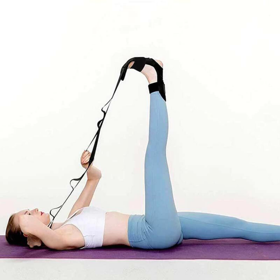 Unisex Fascia Leg Stretcher for boosting flexibility & relieving pain in hamstrings, calves & feet.