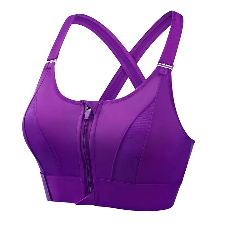 Women's athletic high-support sports bra, designed for optimal comfort during any active lifestyle.