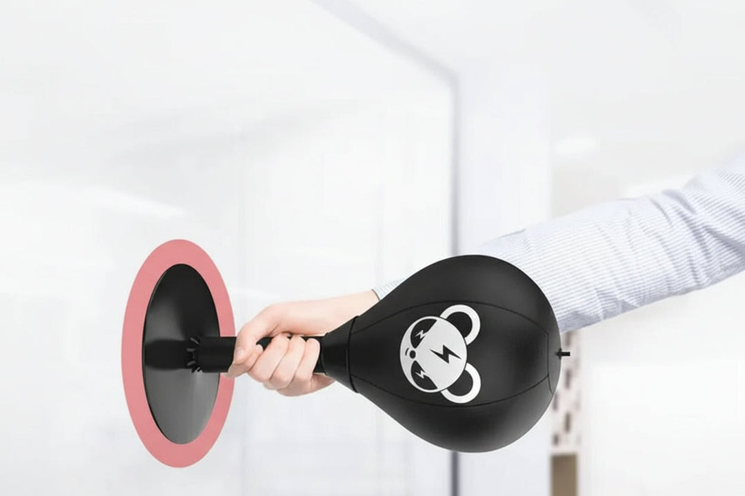 Compact reflex boxing ball for quick speed bag workouts, improving reflexes and punching accuracy.