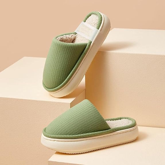 Soft, cozy furry house shoes for unisex comfort. Plush indoor/outdoor slippers, ideal for daily relaxation.