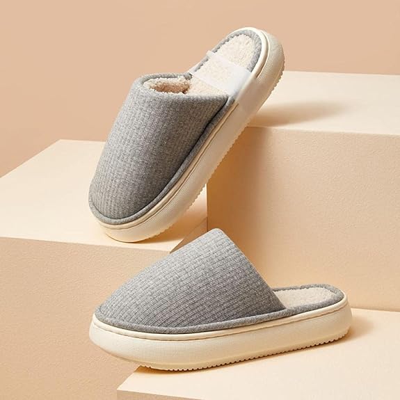 Durable furry slippers for indoor & outdoor use. Women's & men's plush footwear, offering cozy warmth & comfort.