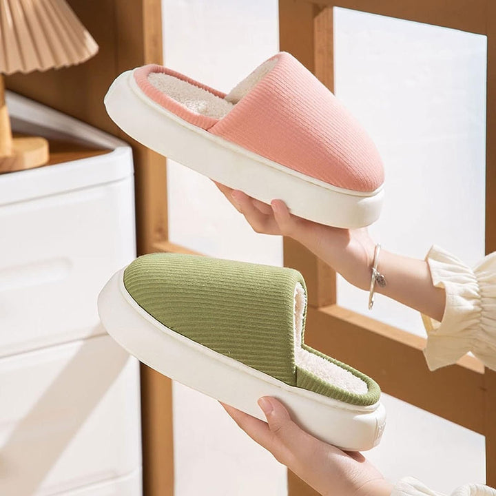 Plush furry slippers for women & men. Enjoy cozy indoor/outdoor warmth and comfort with this versatile footwear.