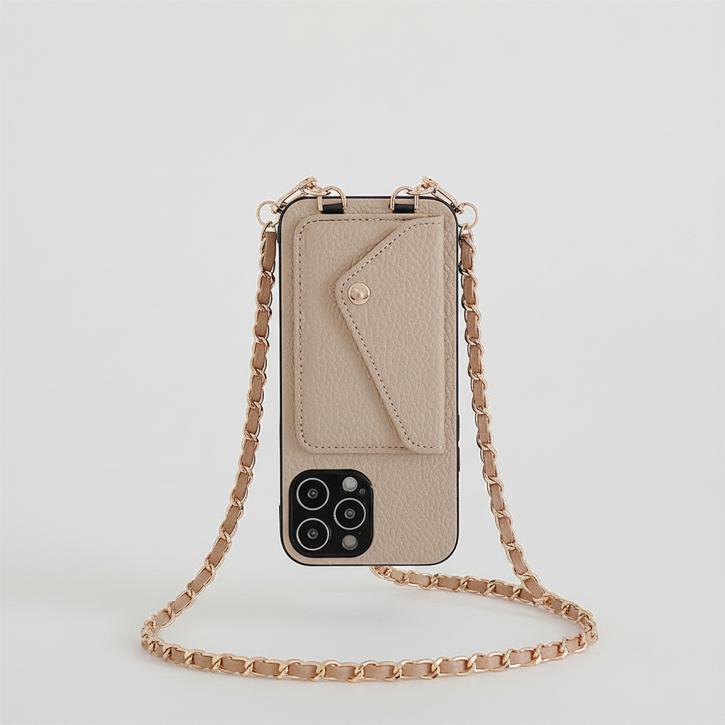 Slim wallet phone case for smartphones, features multiple card slots & protection.