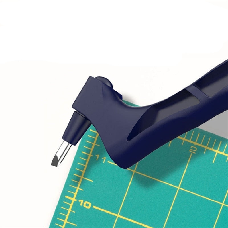 Precision 360° Rotary Cutting Tool for detailed craft projects, paper, vinyl, & fabric cutting.