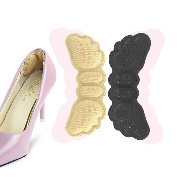 Heel protector shoe inserts for plantar fasciitis. Soft gel cushions offer foot pain relief & comfort.