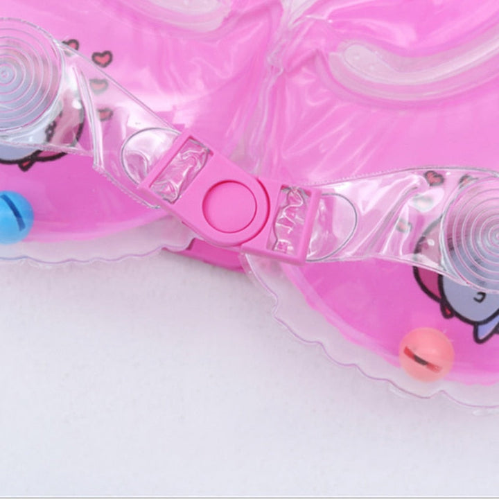 Soft, safe infant neck float. Aids water play & early swim skills in bath or baby pool. Great baby gift idea.