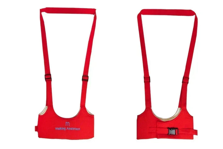 Ergonomic baby walking harness, adjustable for first steps. Provides excellent toddler support & child safety.