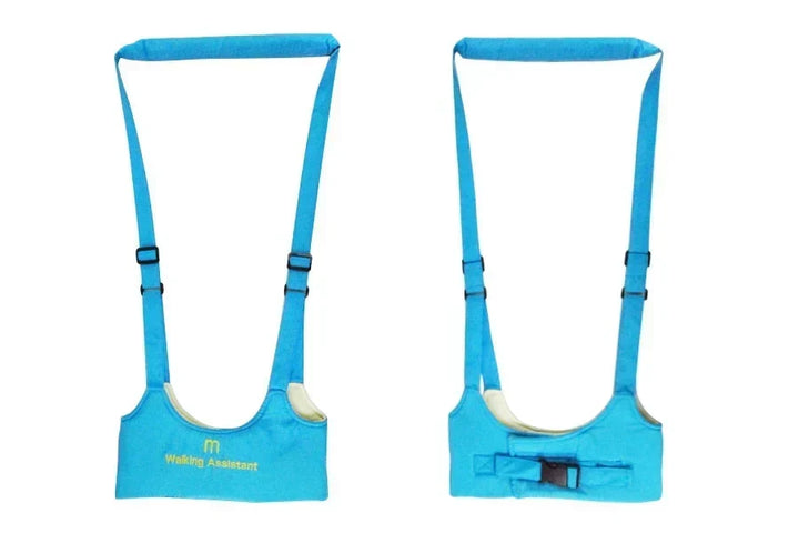 Adjustable baby walking harness for confident first steps. Breathable infant aid & child safety gear.