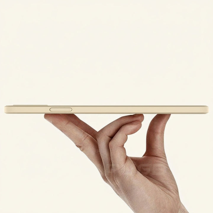 Black flexible iPhone case ensuring durable daily security against drops & scratches.