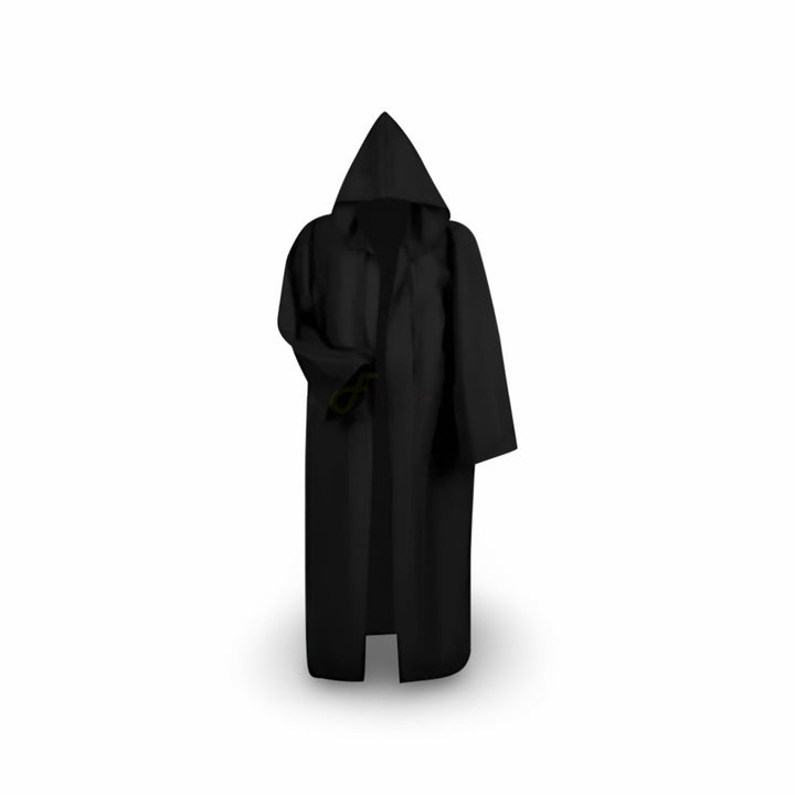 Men's medieval knight costume in rich fabric with a dramatic cloak & authentic tunic for Halloween.