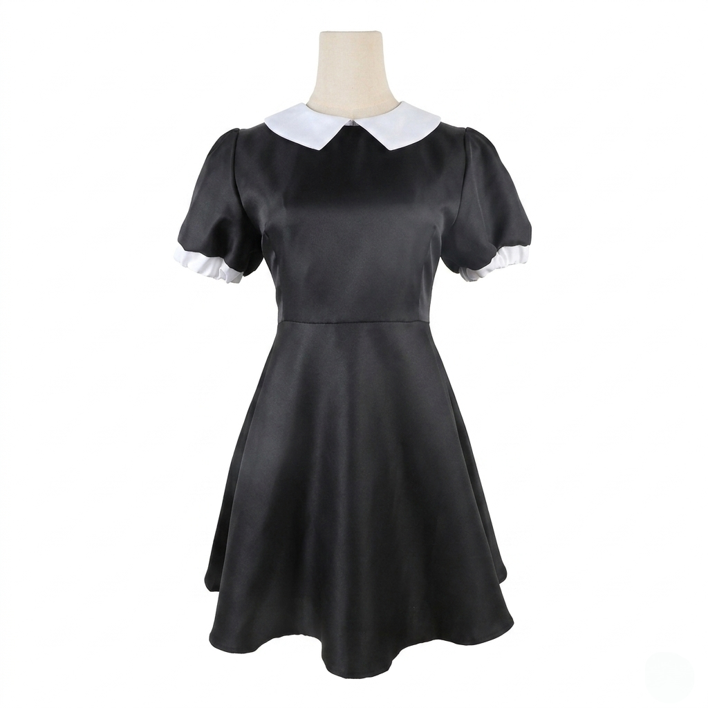Women's adult Gothic Halloween dress costume, perfect for cosplay, fantasy themed parties, and stage wear.