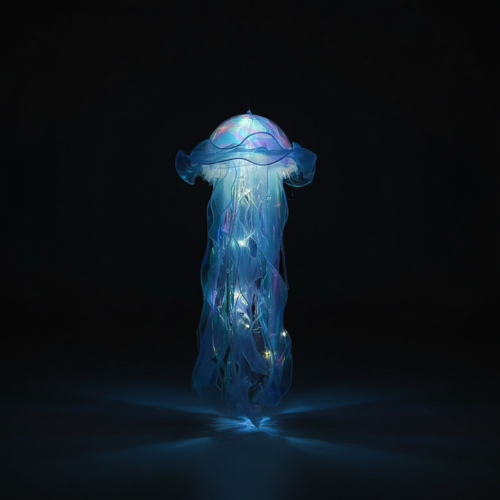 Unique gift for kids: Hanging jellyfish lamp, providing a soft glow and enchanting fantasy light for bedrooms.