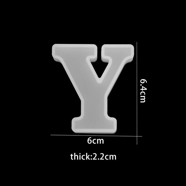 A must-have 3D silicone letter mold for creative home & garden DIY projects.
