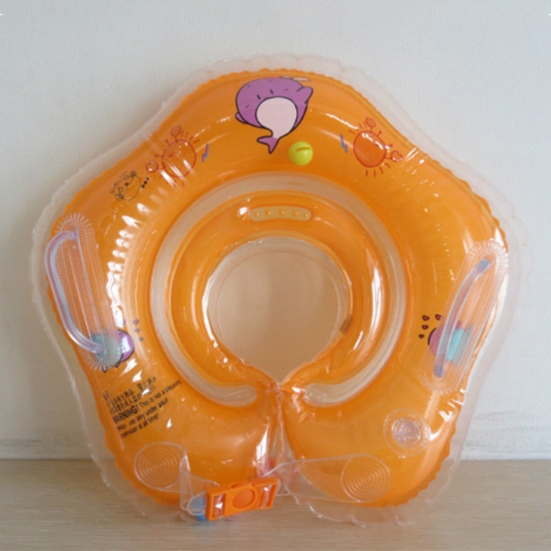 Developmental baby neck float for safe water exploration & fun. Ideal for bath, pool, and early swimming.