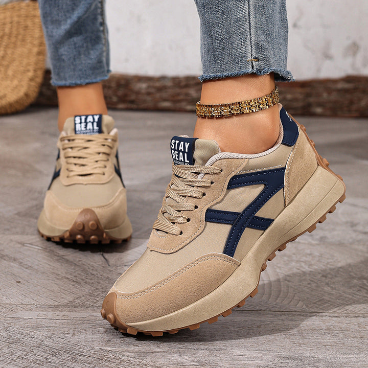 Women's orthopedic wide fit comfort trainers for daily walking & support.