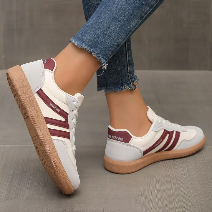 Comfortable wide fit sneakers for women, great for active, busy days.