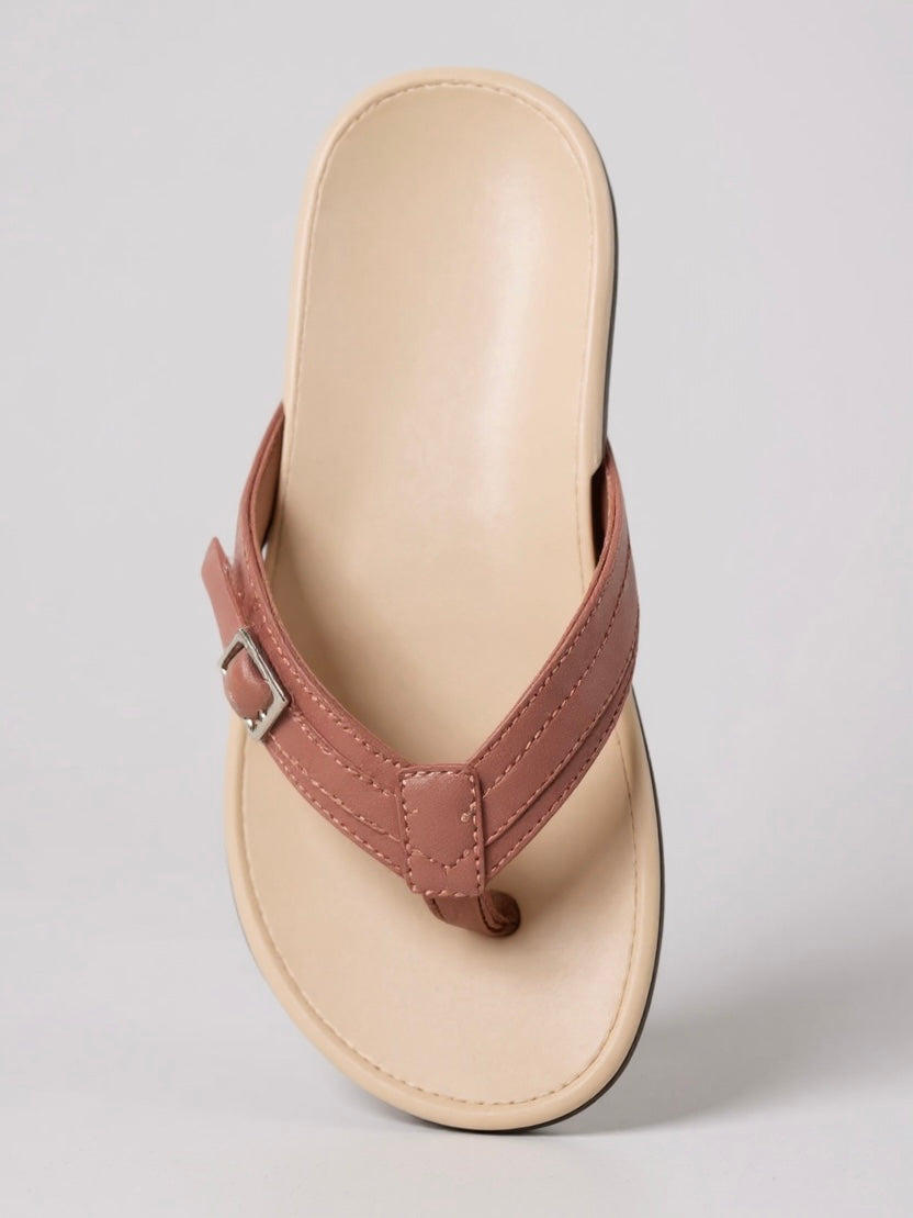 Versatile women's comfortable thong sandals, essential slip-on footwear for summer, beach, and vacation.