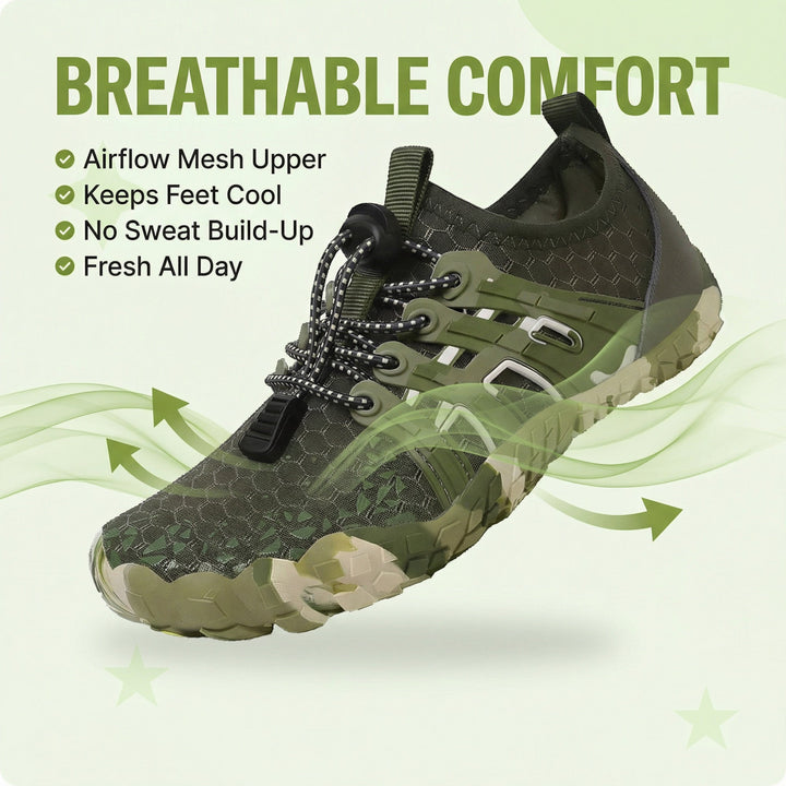Comfortable unisex barefoot gym shoes, providing foot health benefits & natural movement.