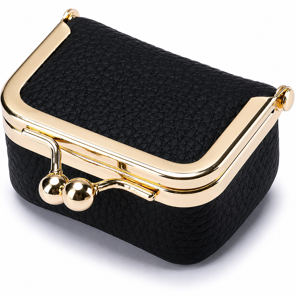 Portable jewelry travel case for women, compact storage for necklaces, earrings & rings.