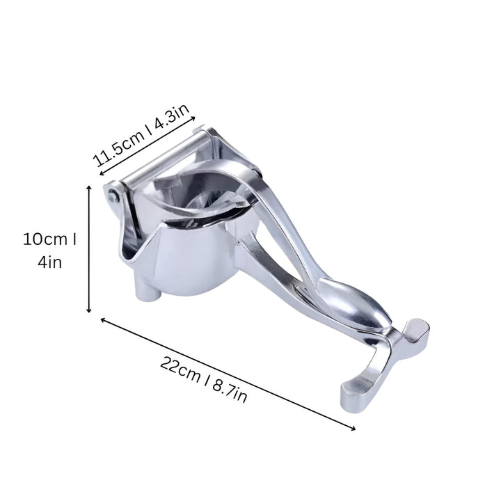 Efficient manual fruit juicer press for lemons, limes, and oranges. Essential kitchen tool for fresh juice.