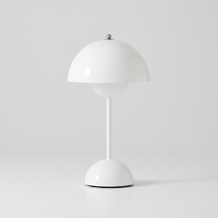 Portable RadiantOrb LED lamp, easy to carry, illuminates any space with its dimmable wireless light.