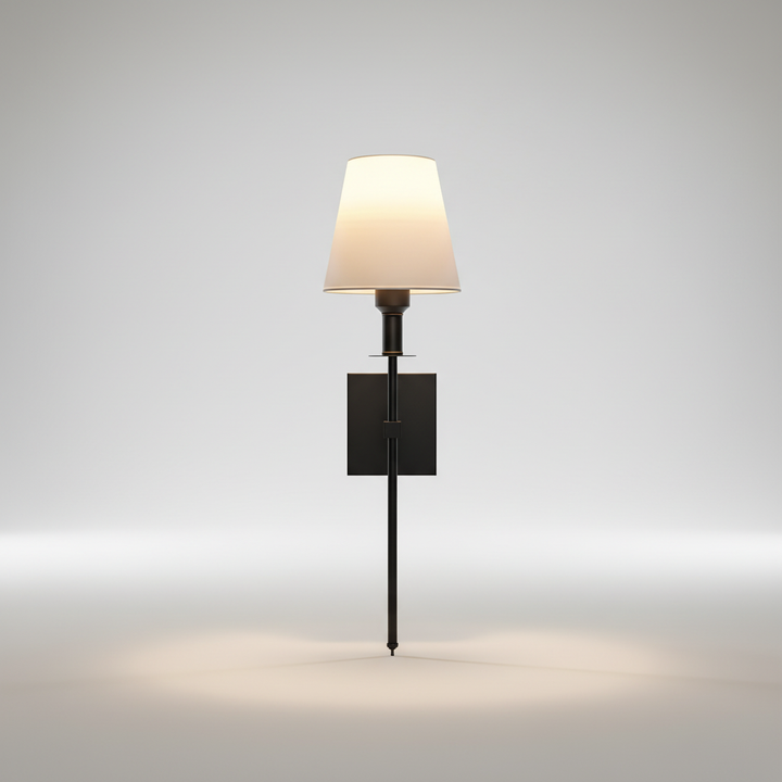 Contemporary wireless LED wall light, adjustable for optimal home decor and mood setting.