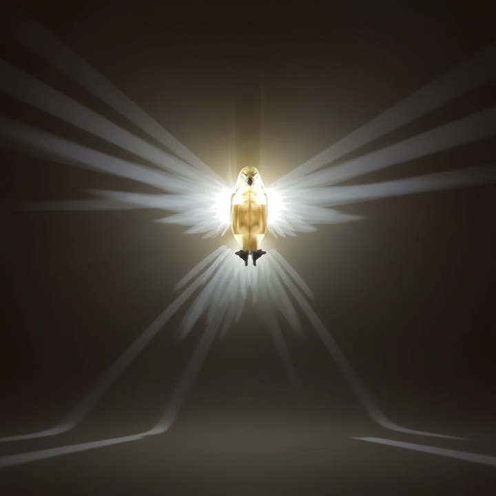 Easy-to-install wireless wall light, battery powered with charming animal silhouette. Adds a warm glow to walls.
