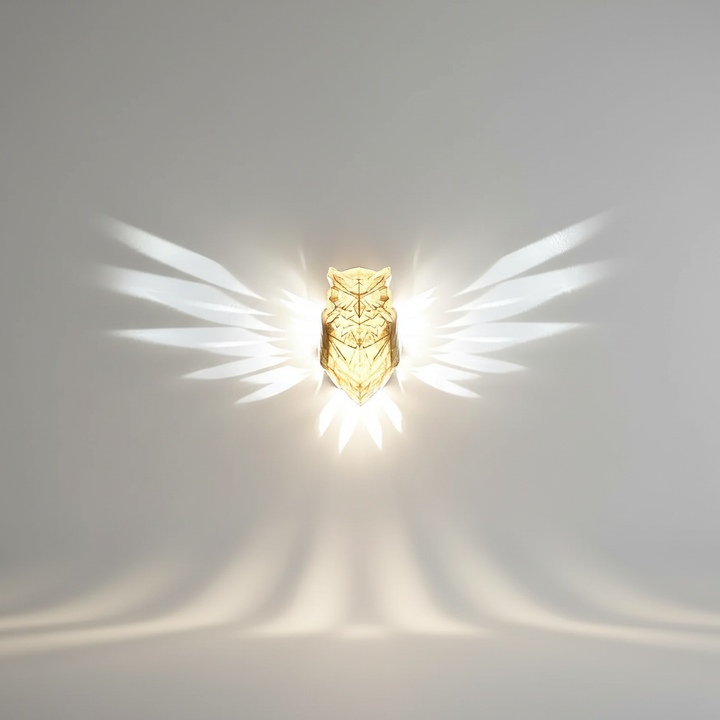 Unique wireless wall light with animal silhouette. Battery-operated decorative lamp, perfect ambient lighting for home.