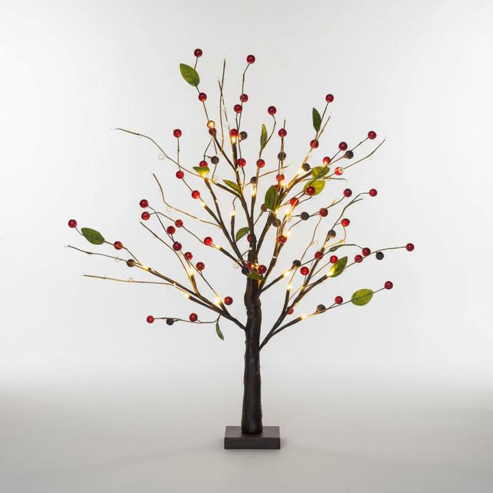 Stylish wireless LED decorative tree lamp for home decor. Accent lighting piece with warm glow, suitable for any room.