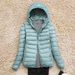 Powder blue hood