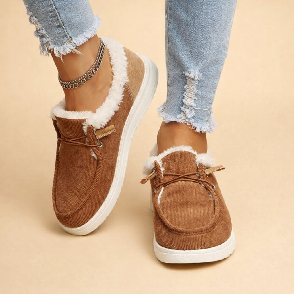 Chic women's ankle boots offering plush comfort & stylish design for winter fashion and everyday wear.