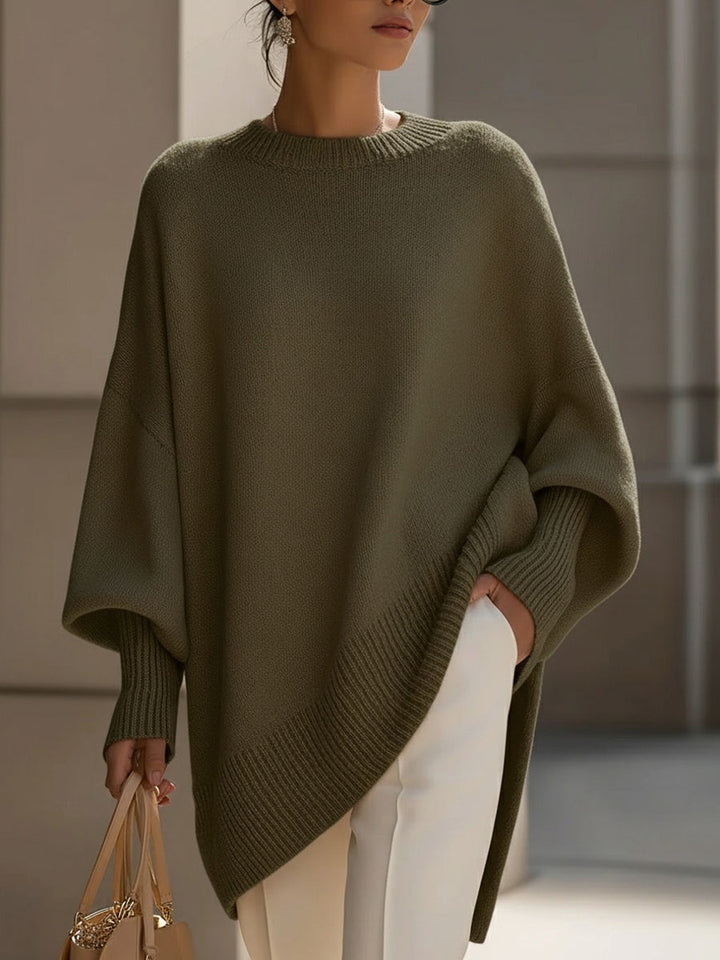 Effortless women's oversized drape sweater. Ultimate comfort, chic & versatile everyday piece.