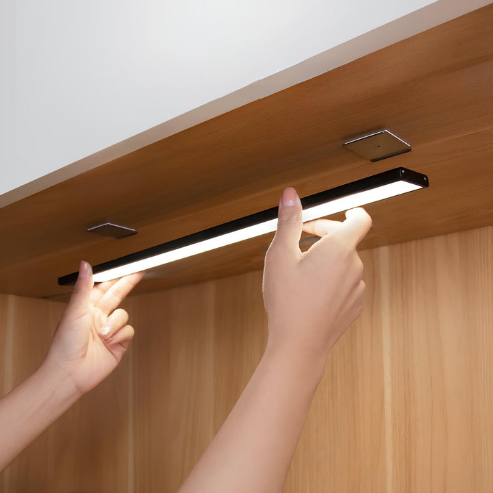 USB rechargeable LED motion sensor light for wardrobes, under beds, or any low-light zone.