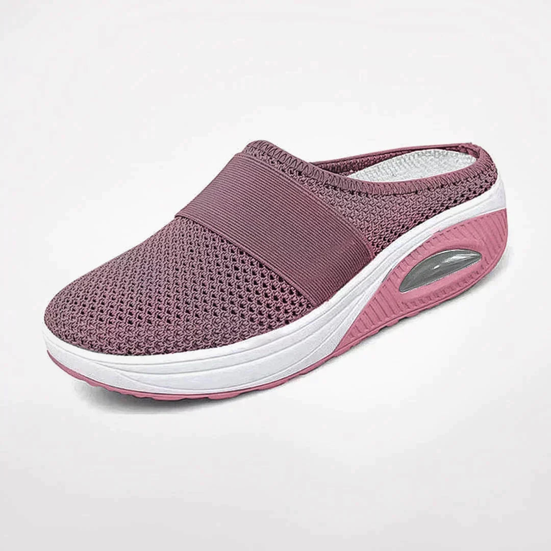 Easy clean women's clogs, lightweight & breathable. Casual slippers with orthopedic foot support for home shoes.