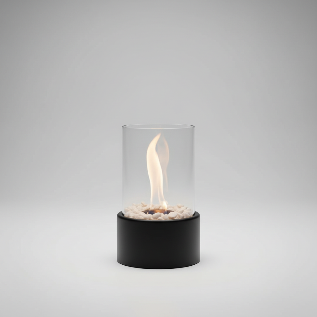Sophisticated metal decorative lantern with glass for indoor decor. Adds warm mood lighting & ambiance.