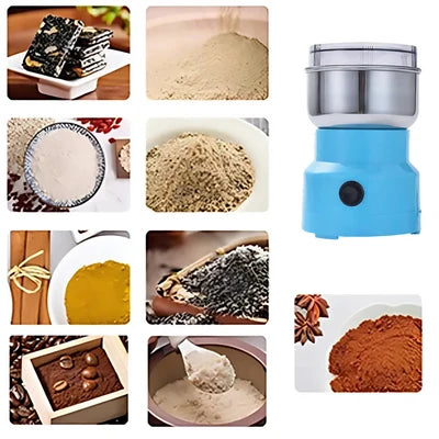 Efficient mini electric food grinder, ideal for quickly grinding coffee beans, spices, and nuts at home.